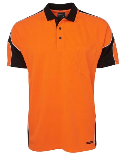 Picture of JB's Wear, HV S/S Arm Panel Polo